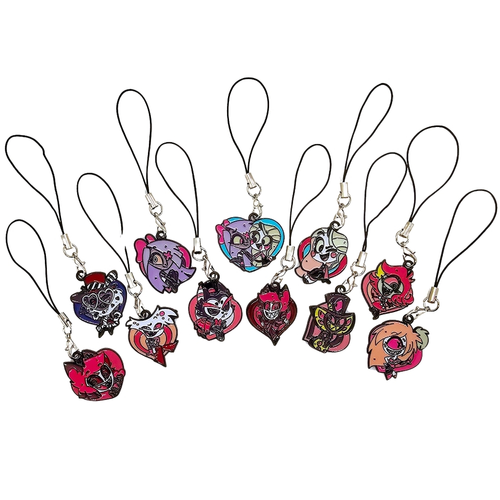 Hazbin Hotel Phone Charms! Choose your Character! Alastor‎ Angel Dust Husk etc